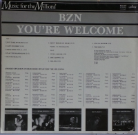 BZN - You're welcome               (LP)