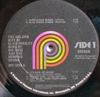 Big Ross & The Memphis Sound - The golden hits of Elvis Presley (LP)