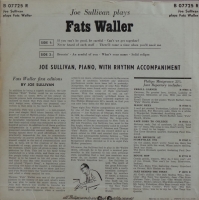Joe Sullivan - Plays Fats Waller