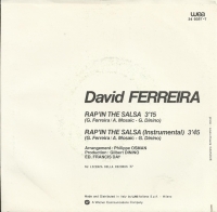 David Ferreira - Rap' In The Salsa                  (Single)