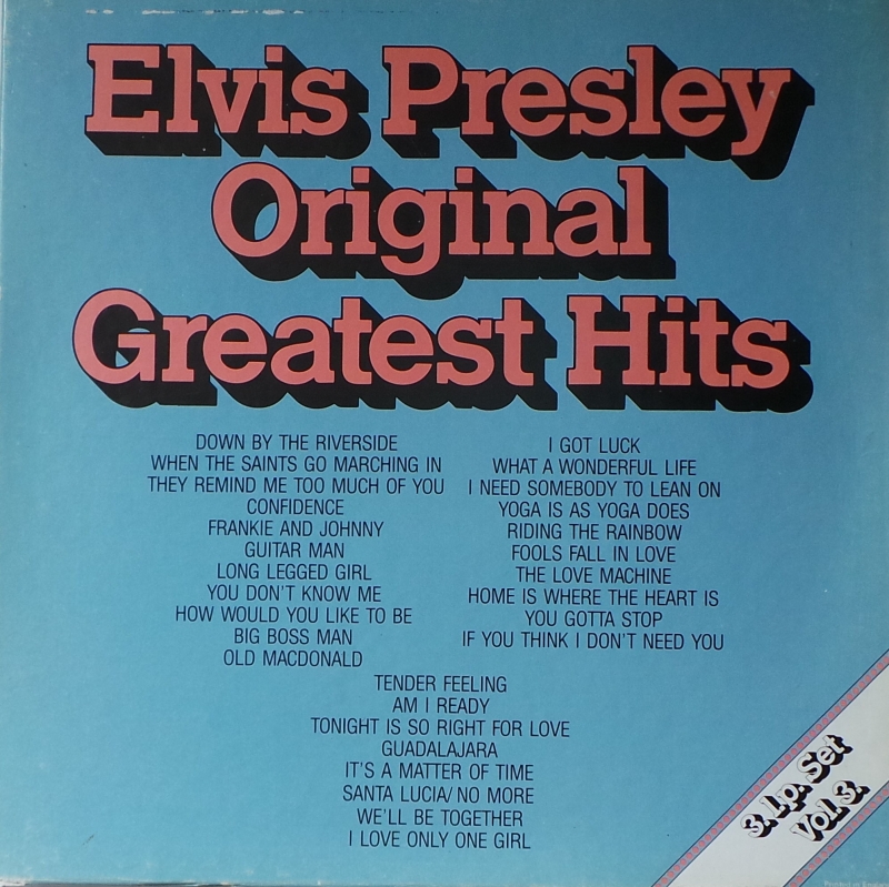 Elvis Presley - Original Greatest Hits Volume 2    (LP-Box)