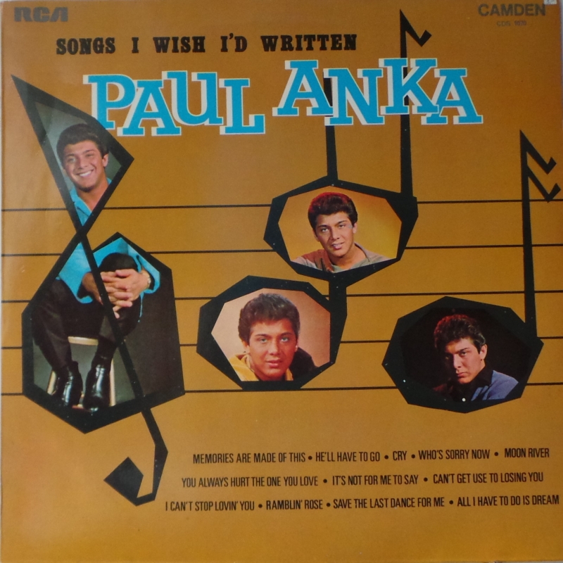 Paul Anka - Songs I Wish I'd Written   (LP)