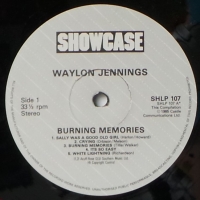 Waylon Jennings - Burning Memories    (LP)
