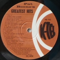Pat Boone - Pat Boone's Greatest Hits  (LP)