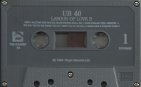 UB40 - Labour Of Love  (Cassetteband)