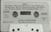 The Everly Brothers - Hun 20 Grootste Hits  (Cassetteband)
