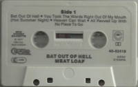 Meat Loaf - Bat Out Of Hell                (Cassetteband)