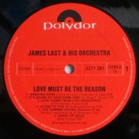 James Last - Love Must Be The Reason           (LP)