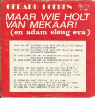 Gerard Hoeben - Maar Wie Holt Van Mekaar        (Single)