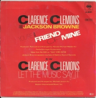 Clarence Clemons & Jackson Browne - You're A Friend Of Mine (Single)