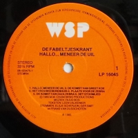 De Fabeltjeskrant - Hallo....Meneer De Uil      (LP)