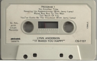 Lynn Anderson - It Makes You Happy (Cassetteband)
