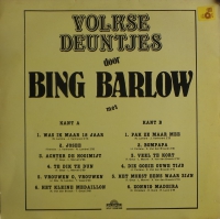 Bing Barlow - Volkse Deuntjes Door Bing Barlow Volume 2  (LP)