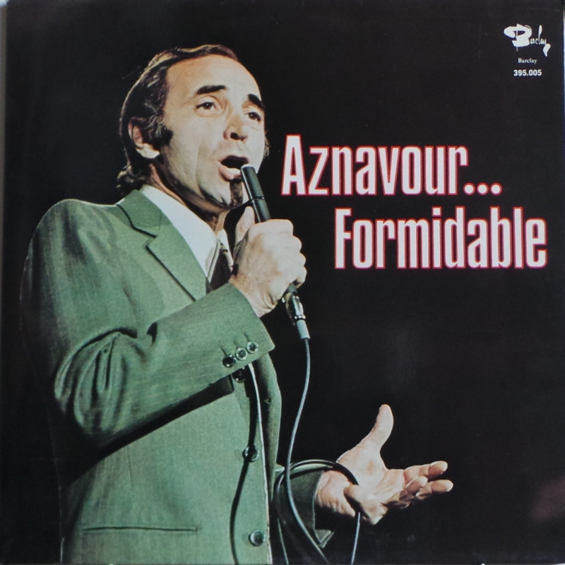 Charles Aznavour - Aznavour....Formidable  (LP)
