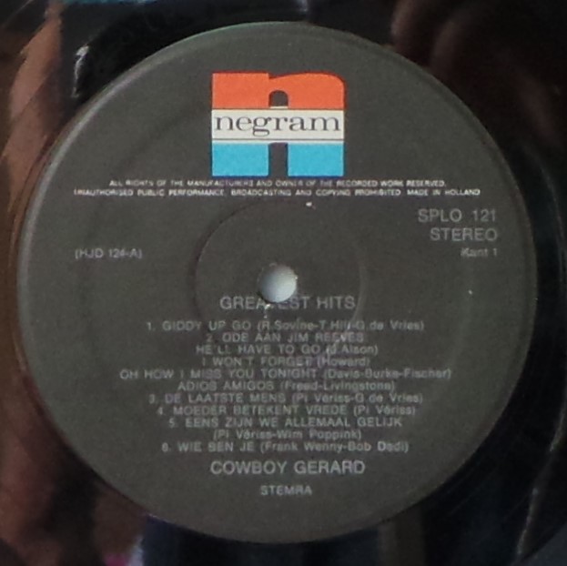  Cowboy Gerard De Vries Greatest Hits Www Oldshop Halsteren