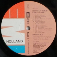 Martine Bijl - Zingt Liedjes Uit De Tijd Van Ot en Sien  (LP)