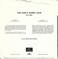 Phil Collins - You Can't Hurry Love    (Single)