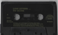 Pat Boone - Love letters...  (Cassetteband)