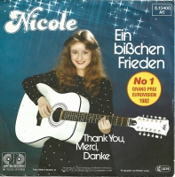 Nicole - Ein Bibchen Frieden    (Single)