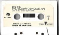Nana Mouskouri - Roses & Sunshine         (Cassetteband)