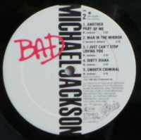 Michael Jackson - Bad                      (LP)