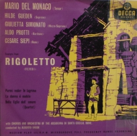 Mario Del Monaco, Hilde Gueden - Excerpts From Rigoletto (Mini-LP)