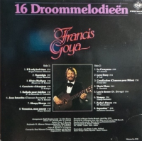 Francis Goya - 16 Droommelodieen    (Blauw-LP)