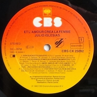 Julio Iglesias - Et L'amour Crea La Femme         (LP)