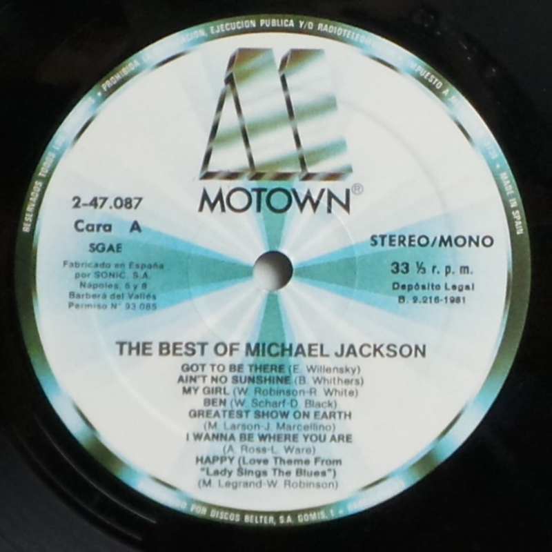 Michael Jackson - The Best Of Michael Jackson (LP) - Www.Oldshop ...