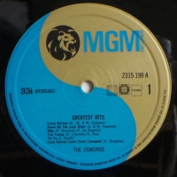Osmonds - Greatest Hits   (LP)