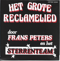 Frans Peters & Het Sterrenteam - Het Grote Reclamelied  (Single)
