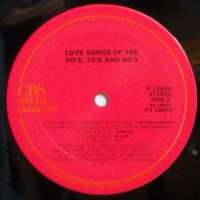 The 30 Great Love Songs Of The 60's, 70's & 80's  (Verzamel LP)