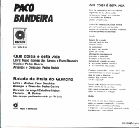 Paco Bandeira - Que Coisa É Esta Vida  (Single)