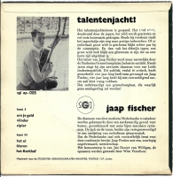 Jaap Fischer - Om Je Geld (Single)