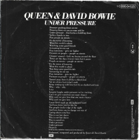Queen & David Bowie - Under Pressure (Single)