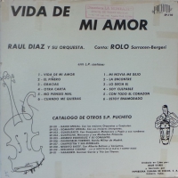 Raul Diaz Y Su Orquesta - Vida De Mi Amor (LP)