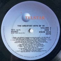The Greatest Hits Of 91 Volume Two (Verzamel LP)