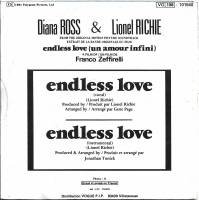 Diana Ross & lionel Richie - Endless Love (Single)