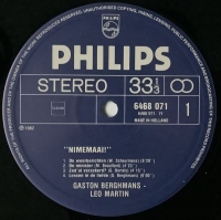 Gaston Berghmans & Leo Martin - Nimemaai! (LP)