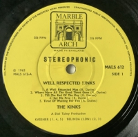 The Kinks - Well Respected Kinks (LP)