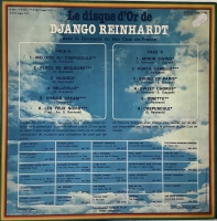 Django Reinhardt - Le Disque D'Or  (LP)
