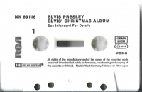 Elvis Presley - Elvis Christmas Album (Cassetteband)