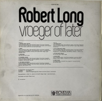 Robert Long - Vroeger Of Later (LP)