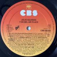 Julio Iglesias - 1100 Bel Air Place (LP)