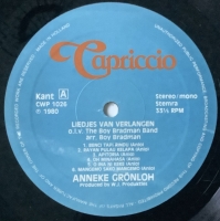 anneke Gronloh - Liedjes Van Verlangen (LP)