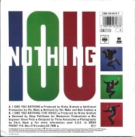 Bros - I Owe You Nothing (Single)