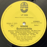Unox Sommerhits  (Verzamel LP)