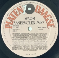 Warm Aanbevolen 1987 (Verzamel LP)