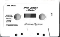 Jack Jersey - Mexico (Cassetteband)