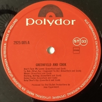 Greenfield & Cook - Greenfield & Cook (LP)